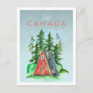 Vintage Travel Briefkaart   Canada