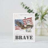 Vintage Travel Briefkaart | Verenigde Staten (Staand voorkant)