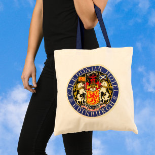 Vintage Travel Caledonian Hotel Edinburgh Schotlan Tote Bag