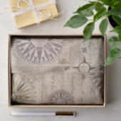 Vintage Travel Compass Tissuepapier (Geschenk)