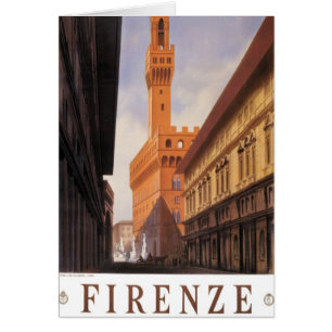 Vintage Travel, Firenze, Florence, Palazzo Vecchio