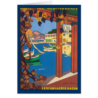 Vintage Travel, Frans Riviera Mediterranean Zee