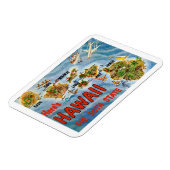 Vintage Travel Hawaï Magneet (Linkerzijde)