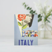 Vintage Travel - Italië Briefkaart (Staand voorkant)