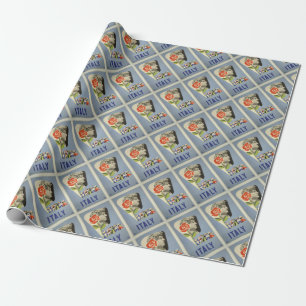 Vintage Travel Italië Cadeaupapier