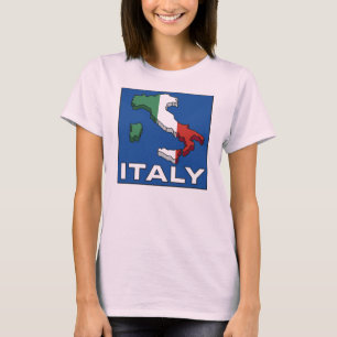 Vintage Travel Italië Logo T-shirt