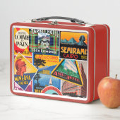 Vintage Travel Labels (In situ)