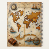 Vintage Travel Maps Planner (Dos)