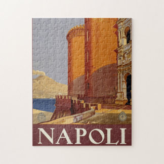 Vintage Travel Napoli Italië Legpuzzel