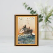Vintage Travel Poster 20 Briefkaart (Staand voorkant)