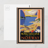 Vintage Travel Poster 34 Briefkaart (Voorkant / Achterkant)