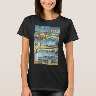 Vintage Travel Poster, Antibes, Frankrijk T-shirt