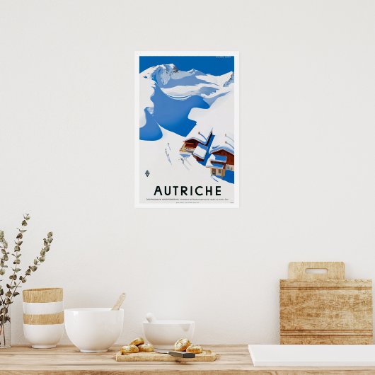 Vintage Travel Poster - Autriche Austria (Cuisine)