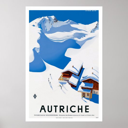 Vintage Travel Poster - Autriche Austria (Devant)