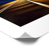 Vintage Travel Poster DSB (Hoek)