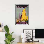 Vintage Travel Poster - Egypte (Thuiskantoor)
