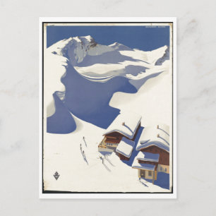 Vintage Travel Poster en Retro Prints Briefkaart