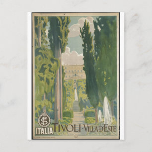 Vintage Travel Poster en Retro Prints Briefkaart