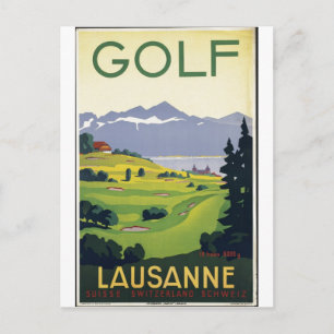 Vintage Travel Poster en Retro Prints Briefkaart