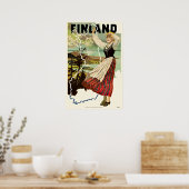 Vintage Travel Poster Finland (Keuken)