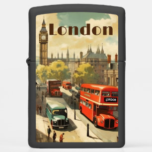 Vintage Travel Poster Londen City Centre