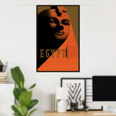 Vintage Travel Poster met Sphinx, Egypte, Afrika (Thuiskantoor)