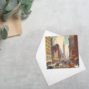 Vintage Travel Poster New York City