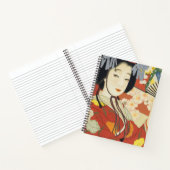 Vintage Travel Poster Osaka Japan Notitieboek (Binnen)