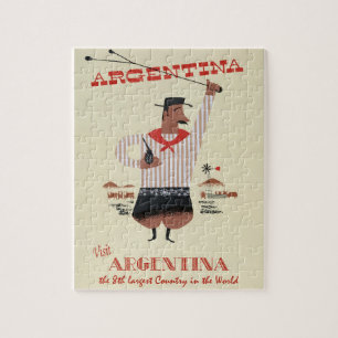 Vintage Travel Poster Puzzle Legpuzzel