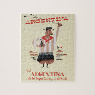 Vintage Travel Poster Puzzle Legpuzzel