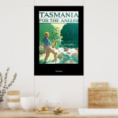 Vintage Travel Poster Tasmania Australië (Keuken)
