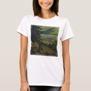 Vintage Travel Poster voor het Adirondackgebergte T-shirt
