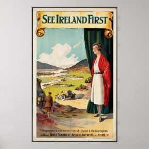Vintage Travel Poster voor Ierland