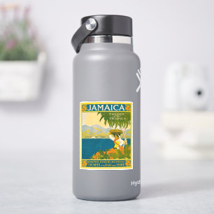 Vintage Travel Poster voor Jamaica Sticker