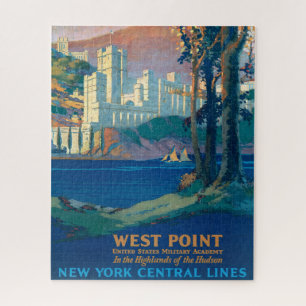 Vintage Travel Poster voor New York Central Lines Legpuzzel