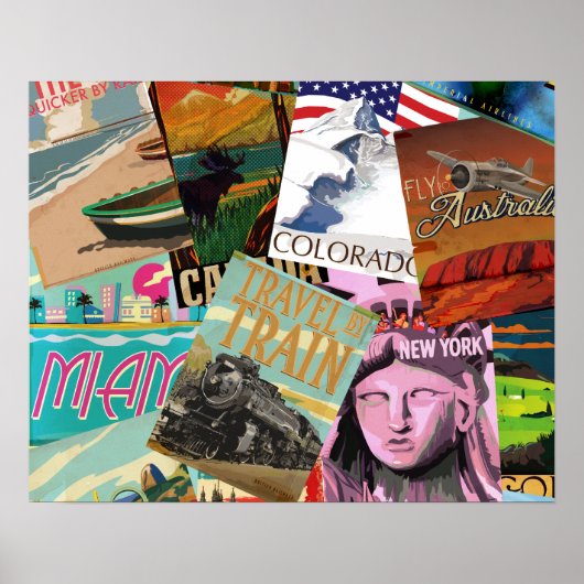 Vintage Travel Posters (Voorkant)
