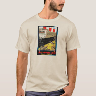 Vintage Travel Posters: Verenigde Staten T-shirt