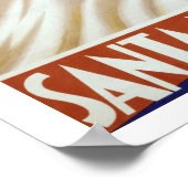 Vintage Travel, Santa Margherita Ligure, Italië Poster (Hoek)