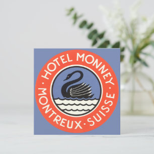 Vintage Travel, Swan Bird Hotel Monney Zwitserland