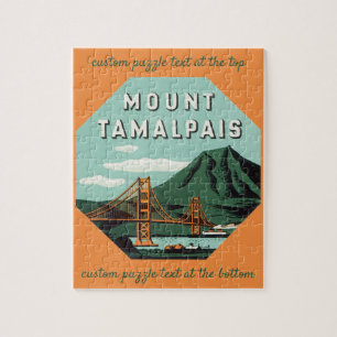 Vintage Travel, Tamalpais Mountain of Mount Tam Legpuzzel