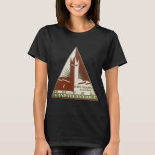 Vintage Travel, Trans-Atlantique Hotel, Algerije T-shirt