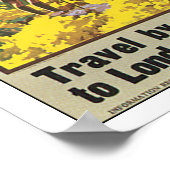 Vintage Travel Ulster Ierland Poster (Hoek)