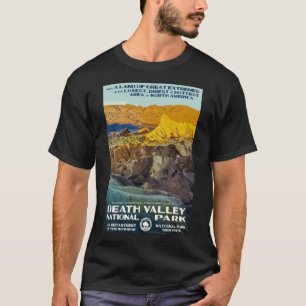 Vintage Travel van het Nationaal Park van de Doodv T-shirt
