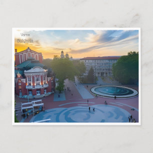 vintage travel varna bulgaria CITY Bulgarie retro Briefkaart