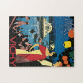 Vintage Travel Vichy Frankrijk Legpuzzel (Horizontaal)