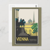 Vintage Travel Wenen Briefkaart (Voorkant / Achterkant)