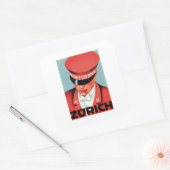 Vintage Travel Zurich Zwitserland Label Art (Envelop)