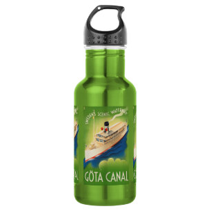 Vintage Travel Zweden Waterfles