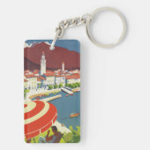 Vintage Travel Zwitserland Sleutelhanger (achterkant)