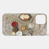 Vintage Treasures iPhone 12 Hoesje (Achterkant (horizontaal))